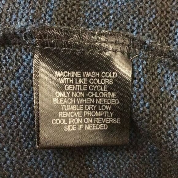 French Laundry Women’s Cowl Neck High-Low Lightweight Sweater, Blue, size L - Picture 5 of 5